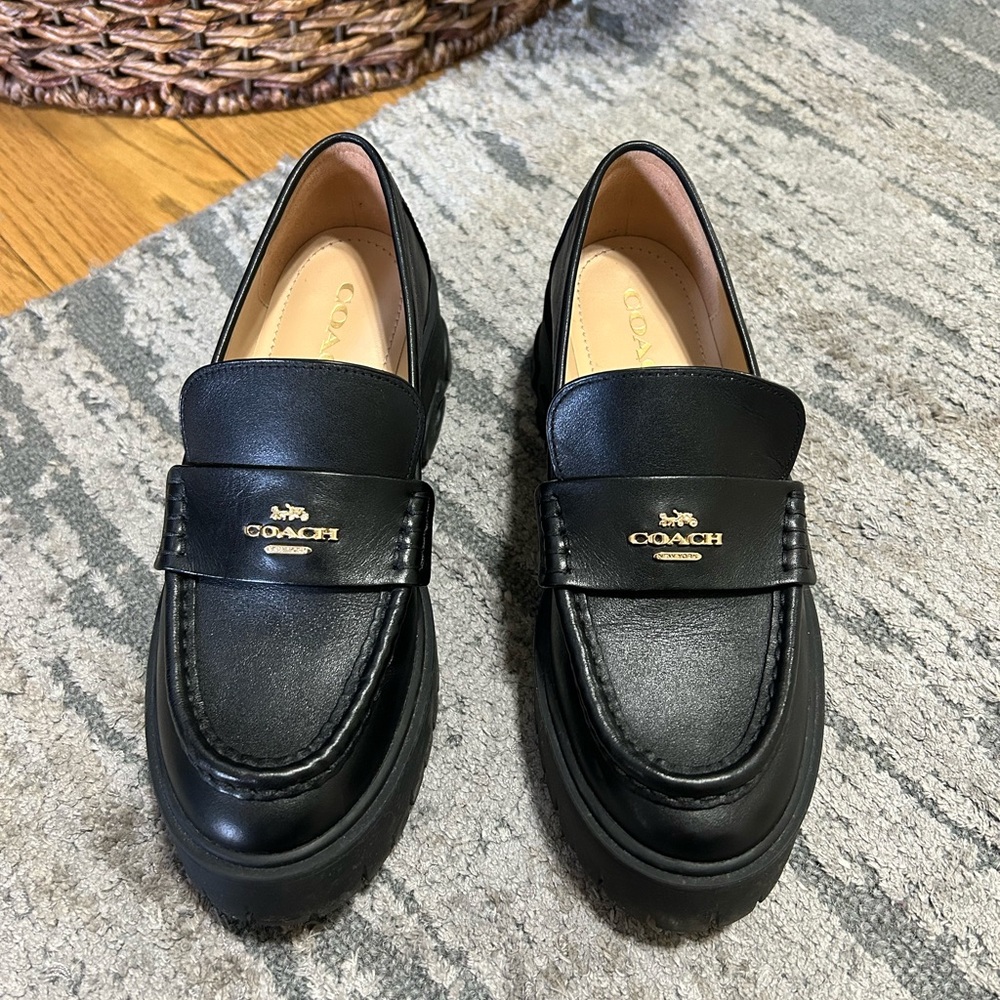 Coach Women’s Black Loafers